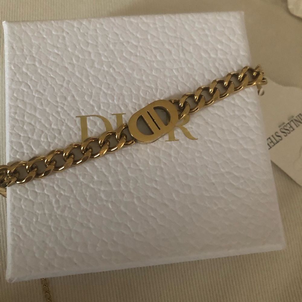 CD Cuban Chain Bracelet